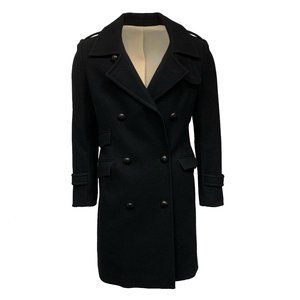 Idol Radec Wool Blend Overcoat - Black